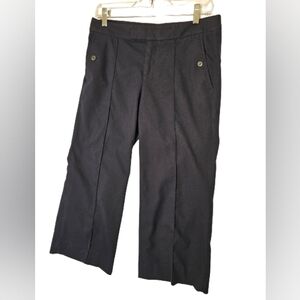 Banana Republic Navy Cropped Dress Pants Women's Size 2